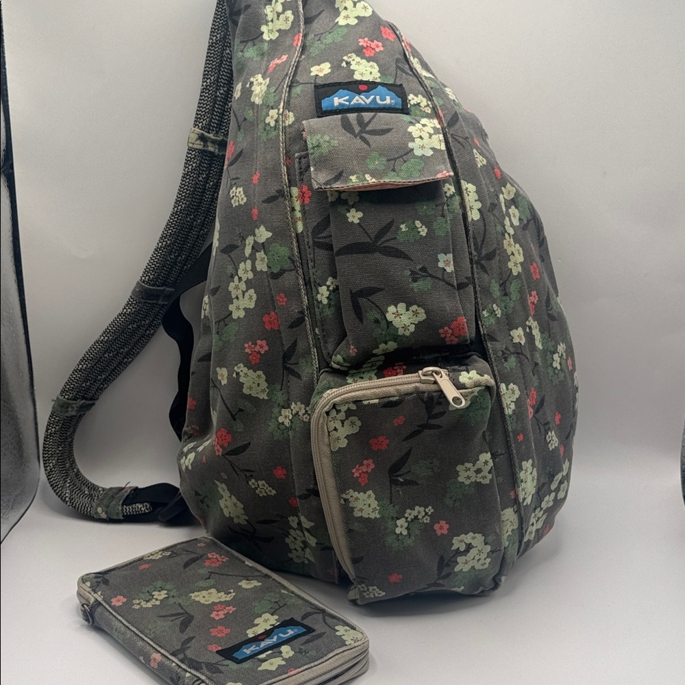 Kacy Sling Rope Bag “Forest Blossom” billfold included